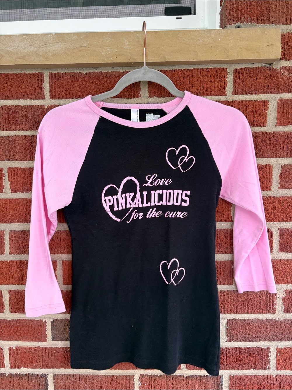 Pinkalicious Pink & Black Tee for Breast Cancer Awareness